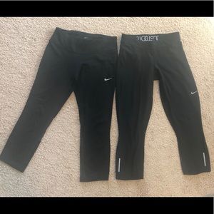 Nike Black Capri Length Leggings